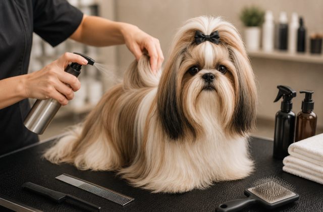 Догляд за довгою шерстю собаки вдома — грумінг у салоні Star Grooming, Одеса
